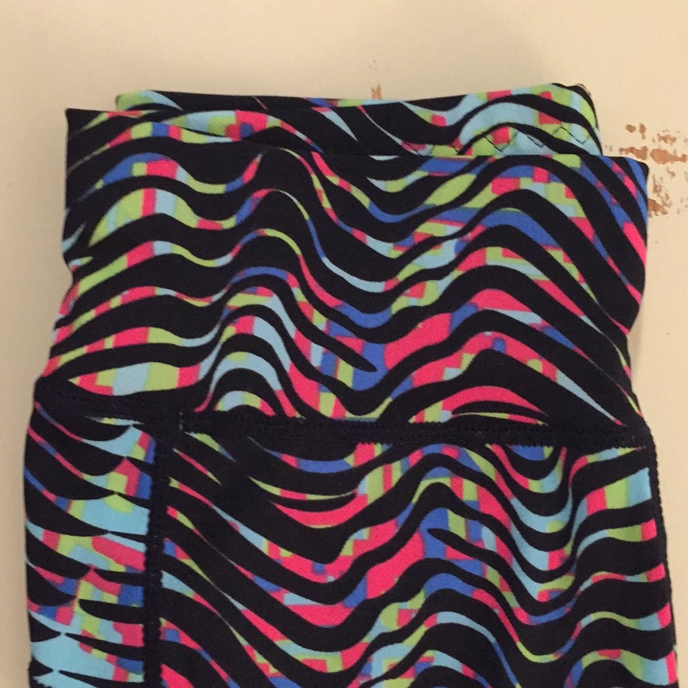 Pop Fit LA Leggings Multicolor with Black Mesh